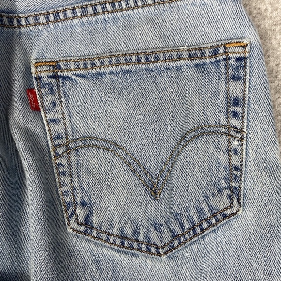 Levi’s vintage 550 relaxed fit thrashed 33x32 baggy grunge tapered leg - Picture 15 of 16